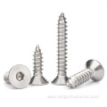 stainless steel 304 410 self tapping wood screw